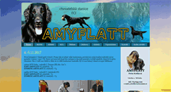 Desktop Screenshot of amyflatt.cz